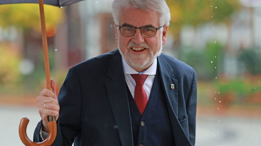 Umweltminister Willingmann (SPD) hält es für sinnvoll, wenn Kommunen die Betriebszeiten für Mähroboter einschränken. (Archivbild)