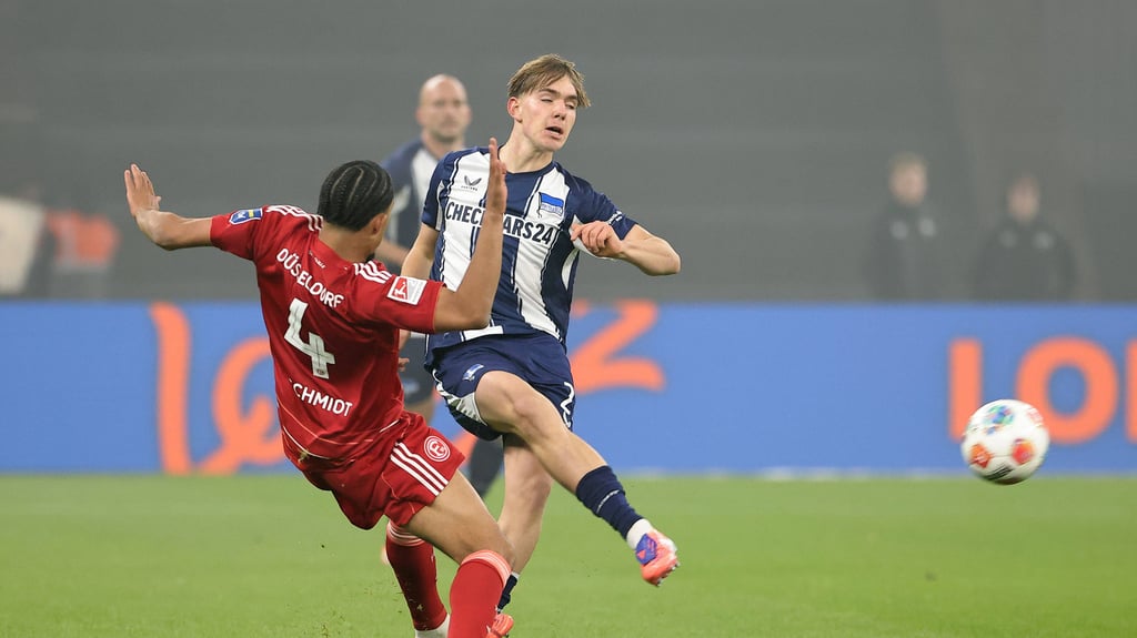 Kenneth Eichhorn im Spiel gegen Fortuna Düsseldorf.