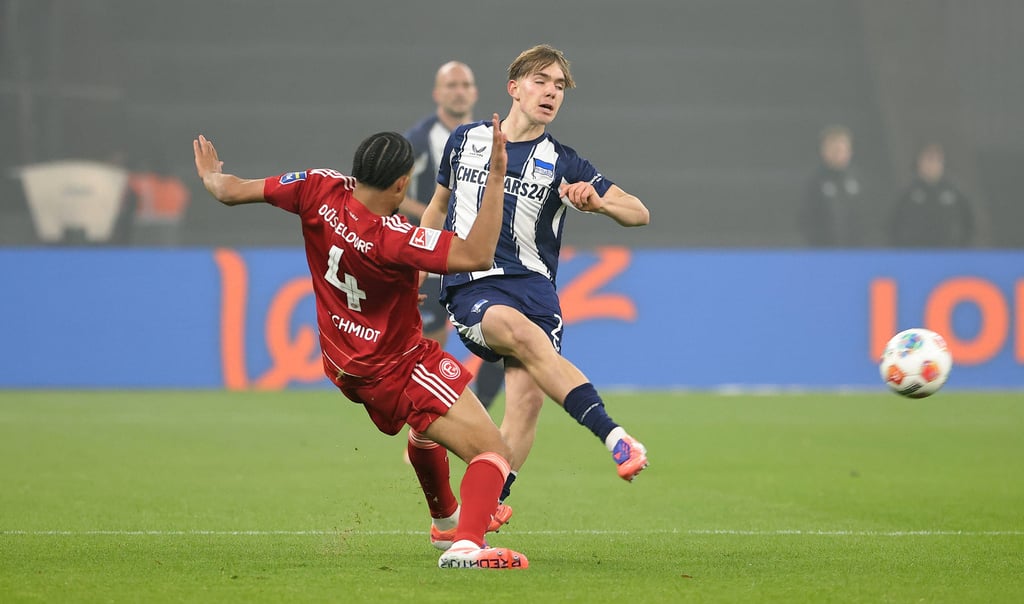 Kenneth Eichhorn im Spiel gegen Fortuna Düsseldorf.