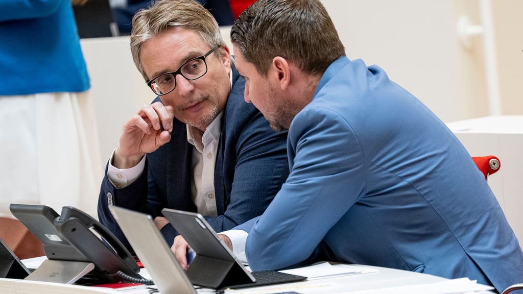 Björn Lüttmann, Fraktionsvorsitzender der SPD in Brandenburg, zeigte sich von den Neuigkeiten überrascht. (Archivbild)