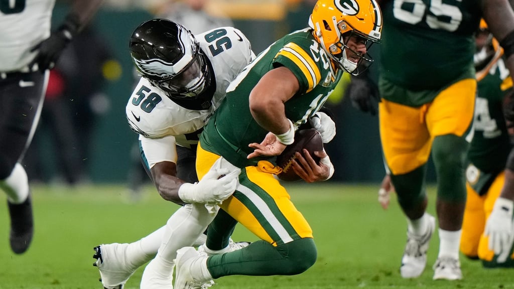 Die Eagles und Packers lieferten sich ein von der Defensive geprägtes Duell.