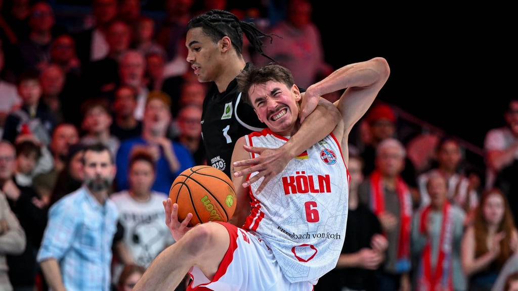 Die SBB Baskets um Trey Stewart packten defensiv entschlossen zu in Köln.