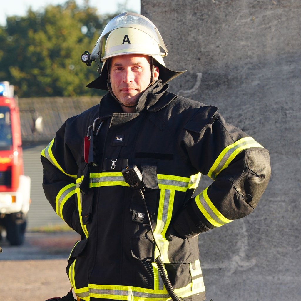 Stefan Kluth ist Mitglied der Freiwilligen Feuerwehr Borstel.