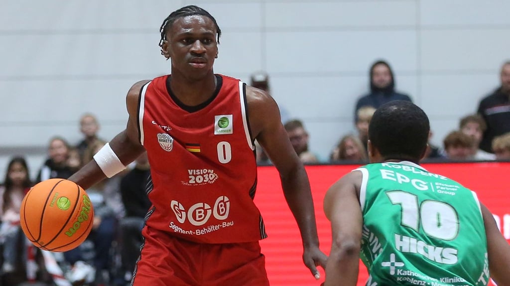 Ist nach einem schwierigen Jahr in den USA zurück in Deutschland: Joshua Bonga von den SBB Baskets.