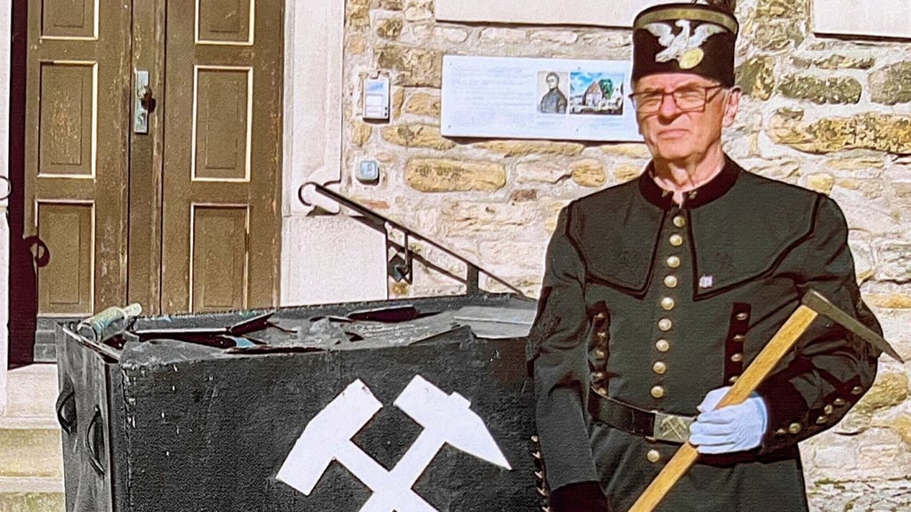 Reinfried Jörke vom Freundeskreis Bergbau und Heimat.