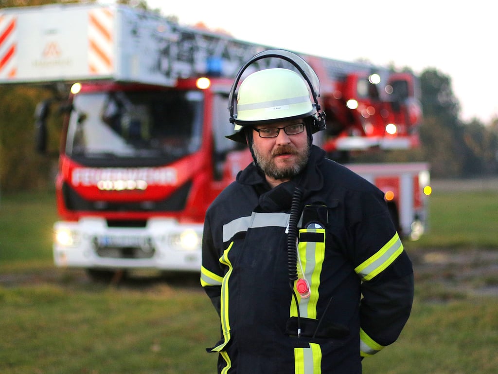 David Bloser ist Mitglied der Freiwilligen Feuerwehr Uchtetal.