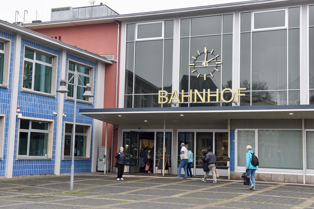 Blick auf den Sangerhäuser Bahnhof, hier soll sich der Vorfall abgespielt haben. 