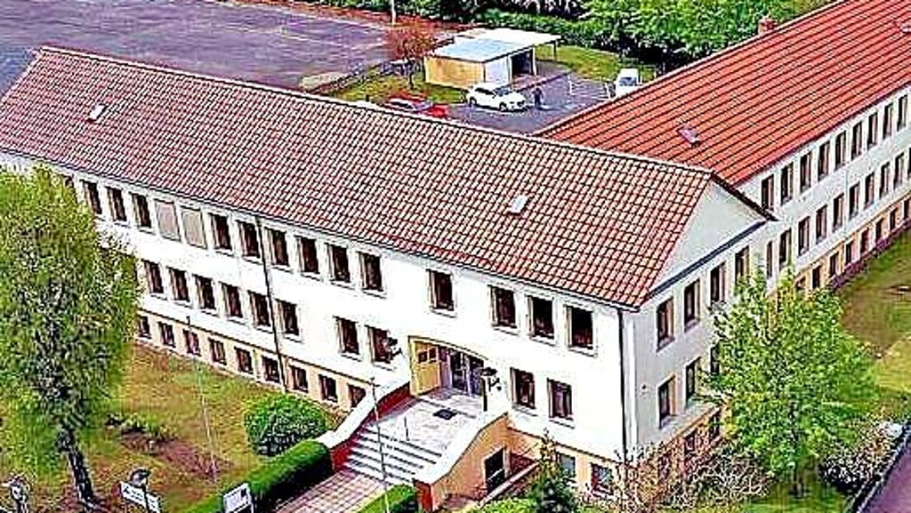 Der Verwaltungssitz der Verbandsgemeinde Mansfelder Grund-Helbra.
