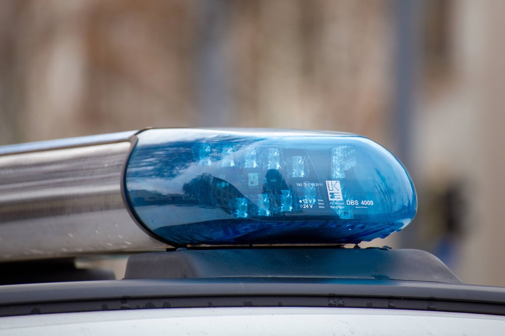 Die Polizei war an der Unfallstelle im Einsatz. 