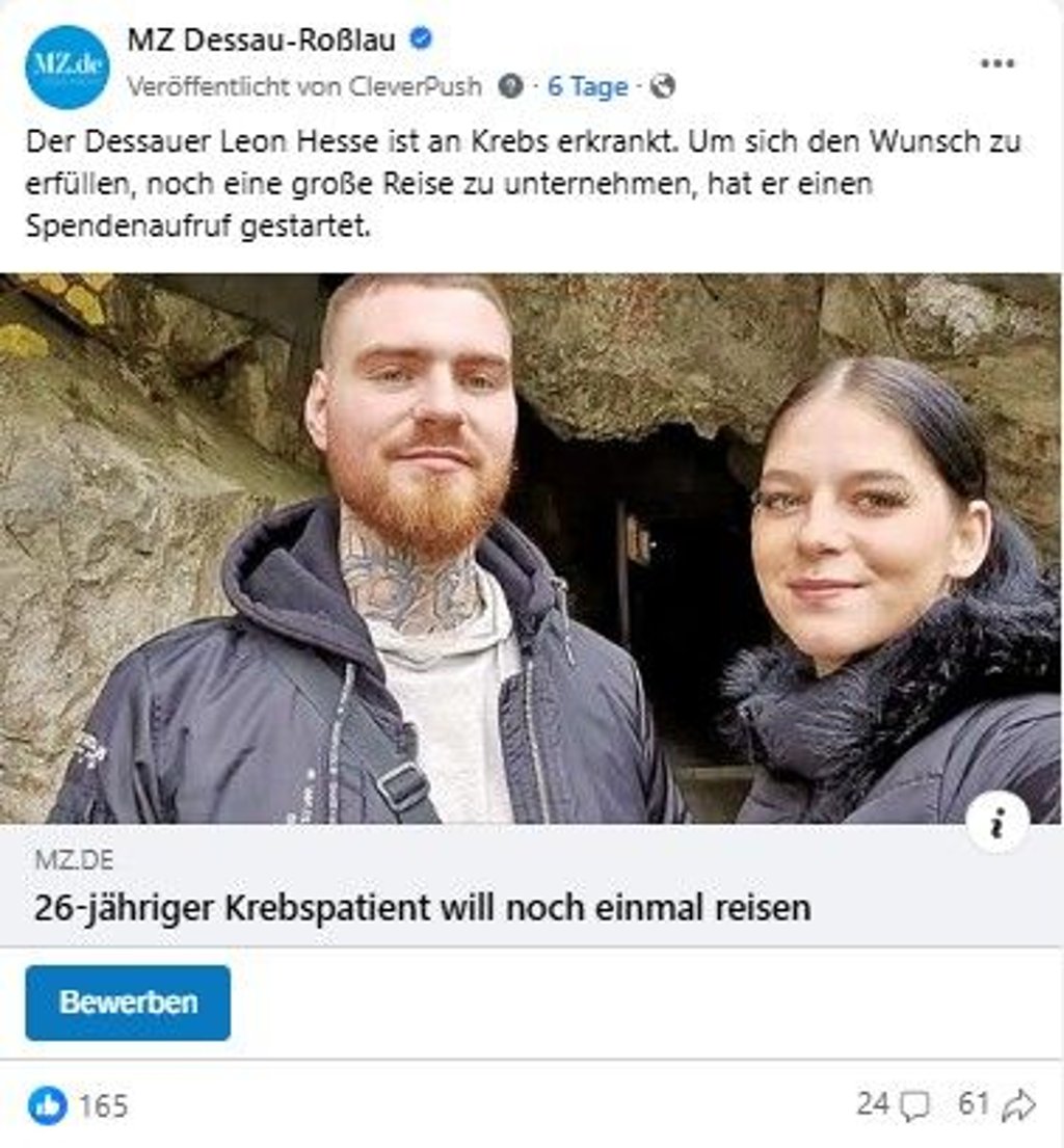 Der Facebook-Post zu dem Artikel, der viele bewegt hat.