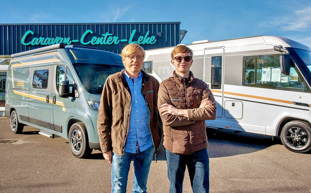 Sie bereiten  derzeit gemeinsam  das Unternehmen für die nächsten Jahre vor: Junior Ferenc Lehe und   Vater Guido Lehe (li.). 
