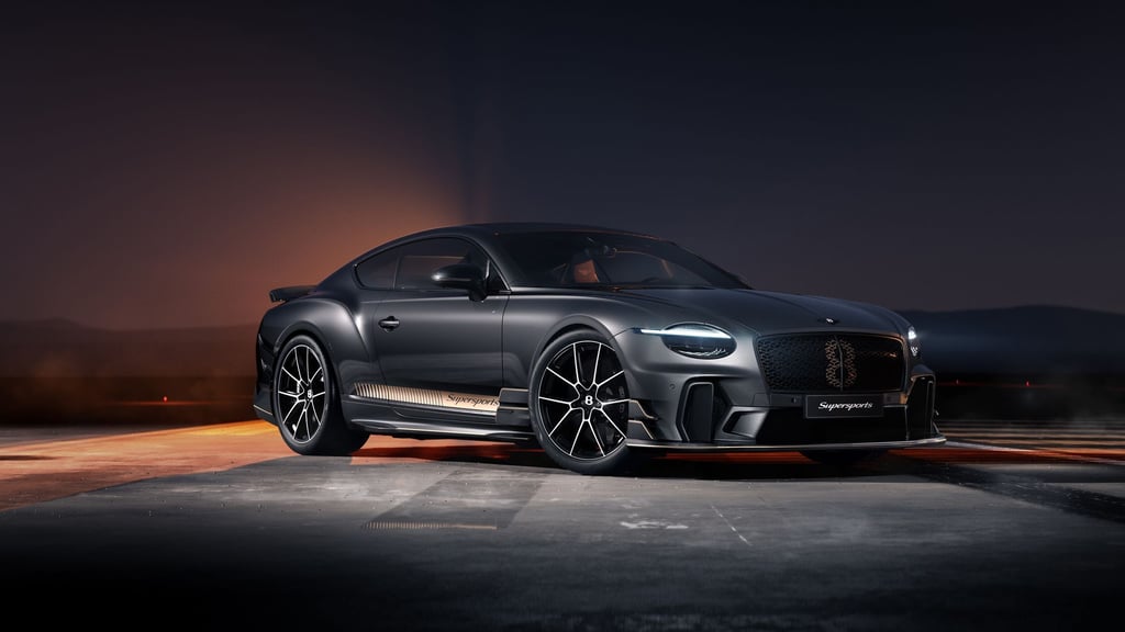 Das Herz des Continental Supersports ist ein vier Liter großer V8-Turbo, der 666 PS auf die Straße bringt.