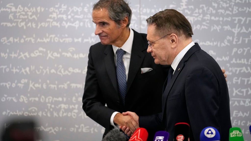 IAEA-Chef Grossi ist zuletzt mehrfach nach Russland gereist, wo er auch den Chef der russischen Atombehörde Lichatschow traf. (Archivbild)