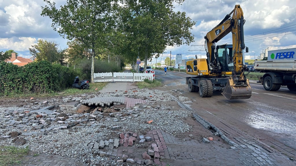 Anfang September 2025 hatte es in Magdeburg einen schweren Wasserrohrbruch gegeben.