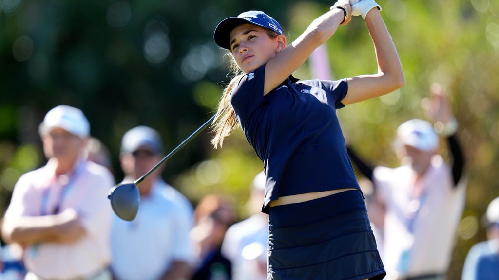 Kai Trump kam bei ihrem Profi-Debüt auf der LPGA-Tour auf Platz 108.
