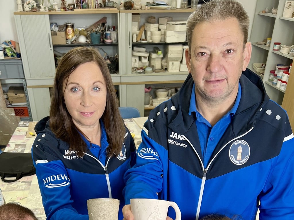 Neue Glühweinbecher für die Stadt Nienburg. 