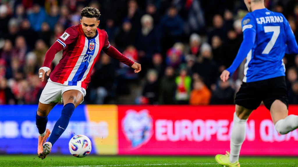 Gute Kurvenlage: Antonio Nusa.