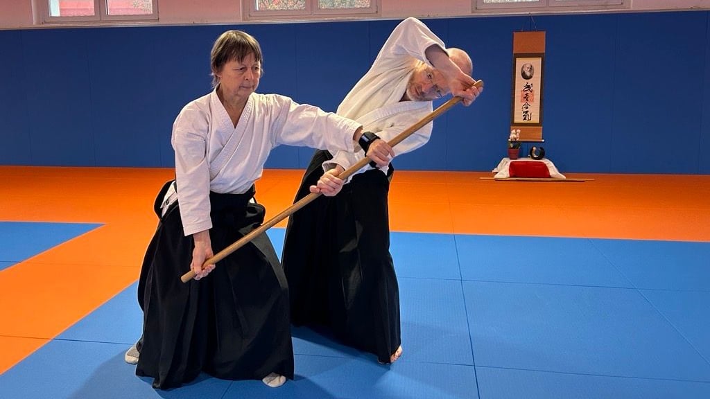Christiane Lähnemann hat die Aikido-Gruppe des Fermersleber Sportvereins in Magdeburg gegründet. 