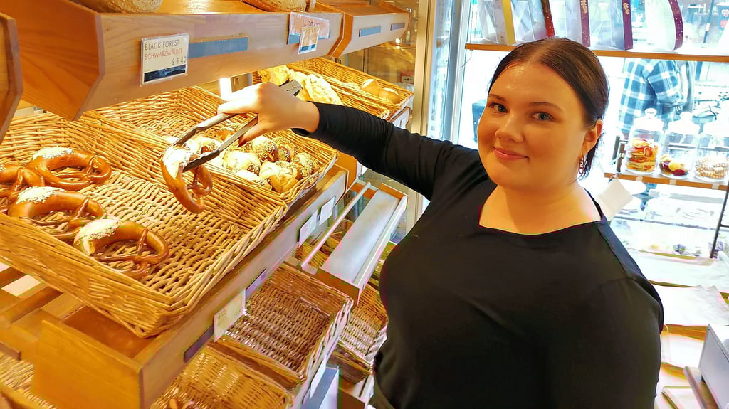 Wahres Verkaufstalent: Die heute 22-jährige Lisa Töpfer aus Lossa ist längst in London heimisch geworden.