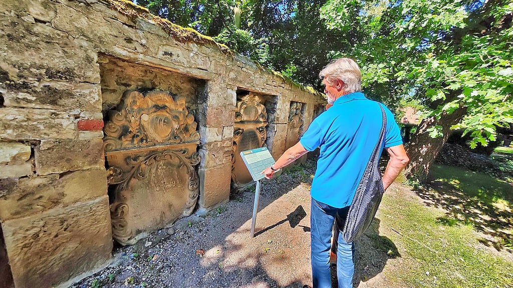 Allstedts Friedhof hat auch einen historischen Teil.