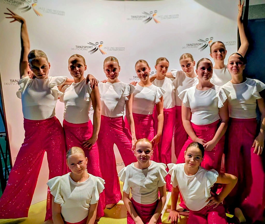 Die Kindertanzgruppe „El Corazon“ des SV Blau-Weiß Könnern. 