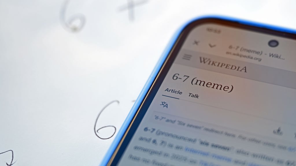 „6-7“ ist vor allem unter Kindern und Jugendlichen beliebt (Symbolbild).