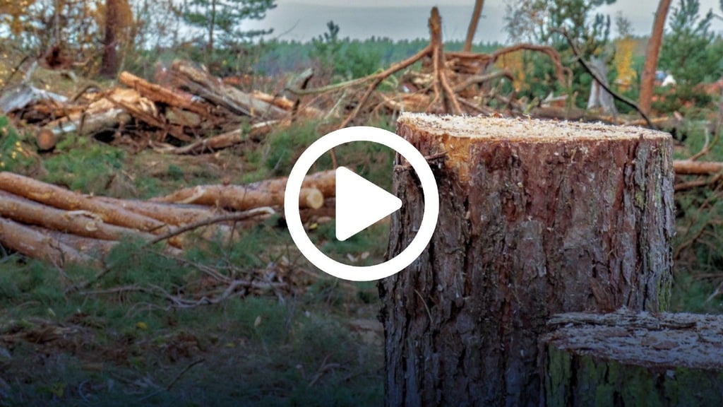 Derzeit werden in Gommern rund 4.000 Quadtratmeter Wald gerodet, um eine Binnendüne auf dem Osterberg zu renaturieren.