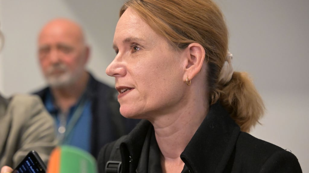 Die Landtagsabgeordnete der BSW-Fraktion in Brandenburg, Melanie Matzies, trat aus der Partei aus. (Archivbild)