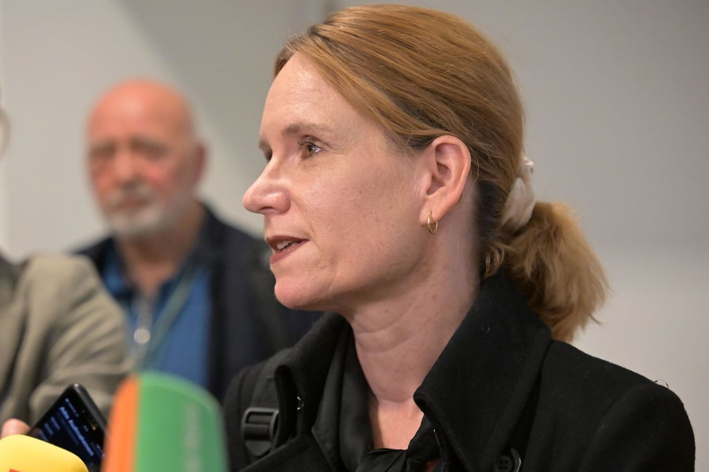 Die Landtagsabgeordnete der BSW-Fraktion in Brandenburg, Melanie Matzies, trat aus der Partei aus. (Archivbild)