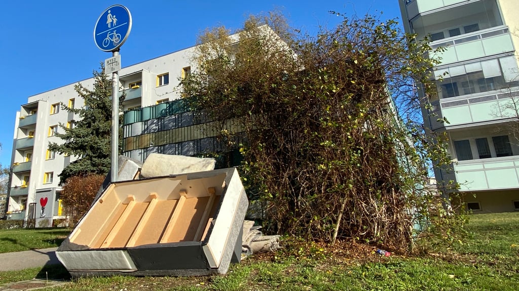 Im Stadtfeld in Wernigerode entledigen sich Bewohner und Dritte häufig ohne vorherige Anmeldung von ihrem Sperrmüll.