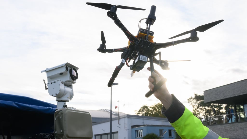 Drohnen im Blick: Der Verfassungsschutz zählt in diesem Jahr bereits Beobachtungen im unteren dreistelligen Bereich. (Symbolbild)