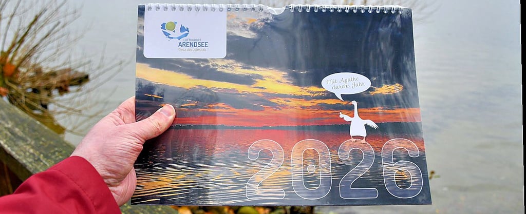 Der Kalender der Luftkurort Arendsee GmbH für 2026. 