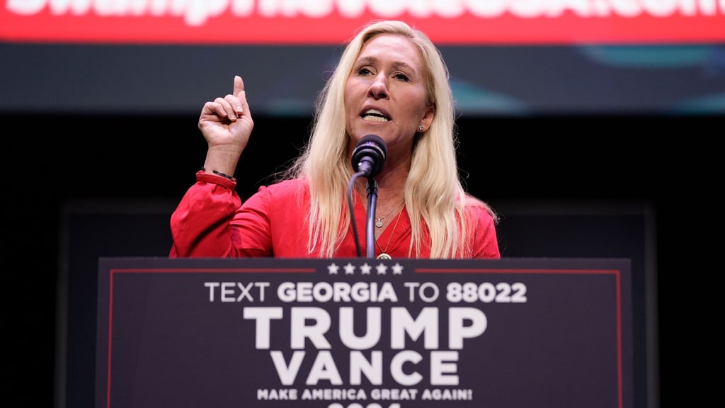 Vergangenes Jahr machte die Hardlinerin noch eifrig Wahlkampf für Trump. (Archivbild)