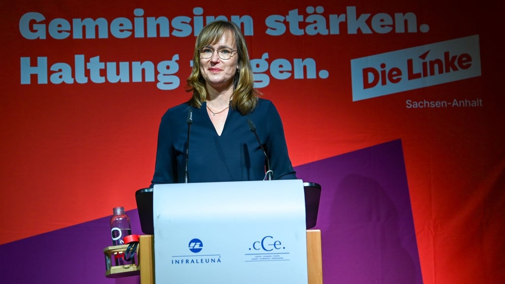 Eva von Angern will die Linke in die Landtagswahl 2026 führen.