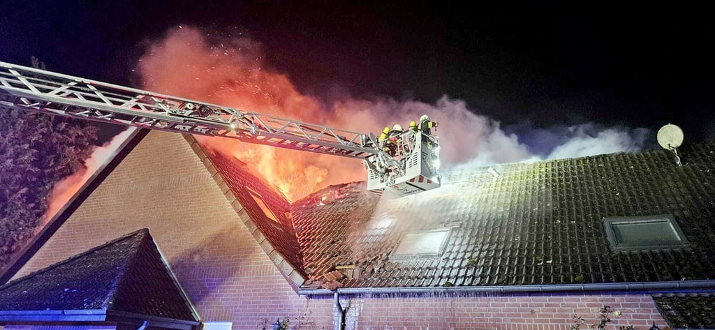 Das Gebäude ist nicht mehr bewohnbar.