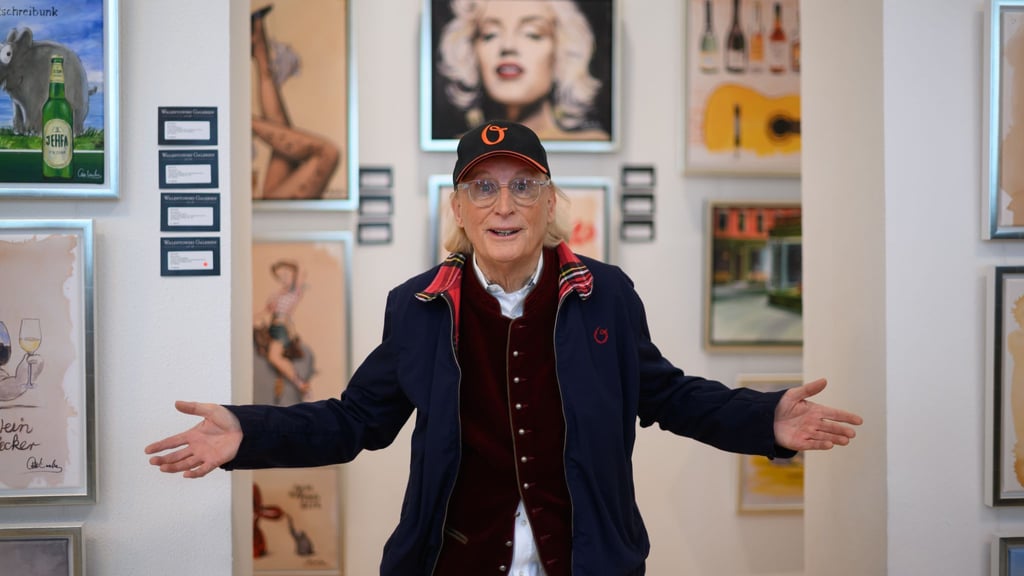 Komiker Otto will mit seiner Kunst dafür sorgen, dass in den Galerien und Museen mehr geschmunzelt wird.