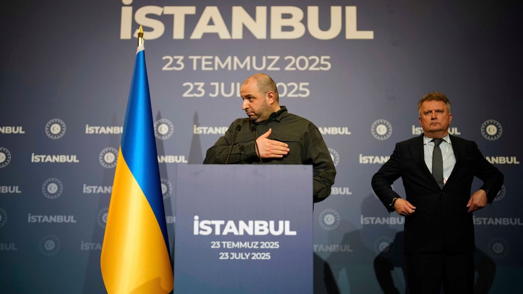 Umjerow führte ab Mai für die Ukraine Verhandlungen mit Russland und soll auch nun wieder einen Gefangenenaustausch vermitteln. (Archivbild)