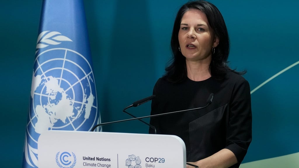 Im vergangenen Jahr sprach sie noch für Deutschland, nun für die UN: Annalena Baerbock.