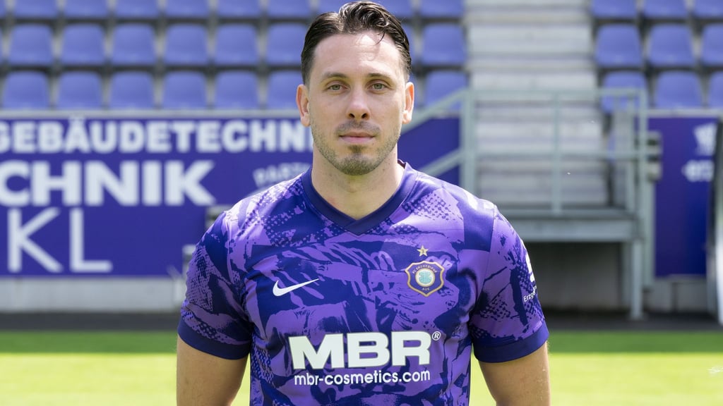 Marcel Bär markierte das Auer Führungstor im Pokalspiel beim 1. FC Lok Leipzig.