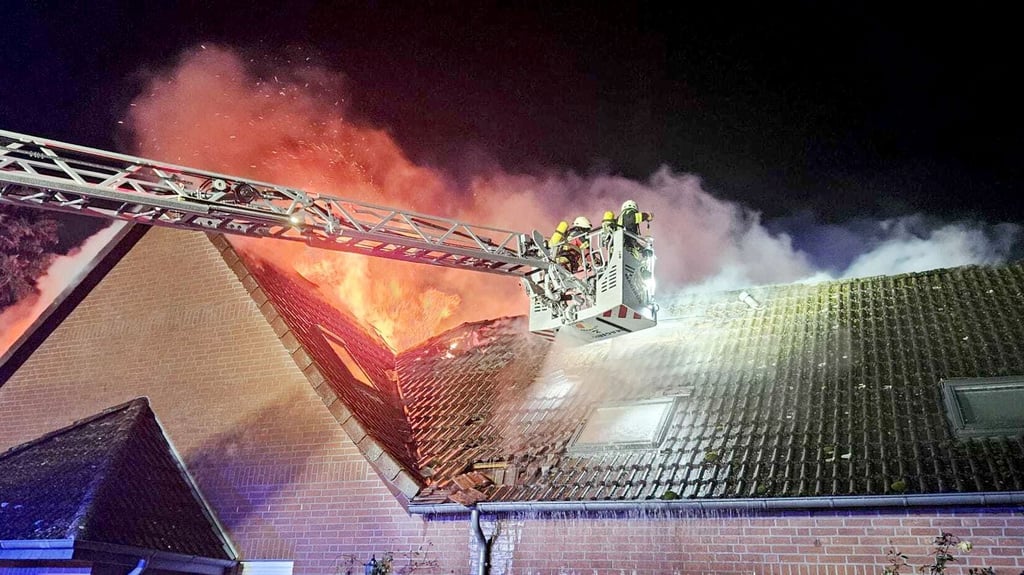 Das Gebäude ist nicht mehr bewohnbar.