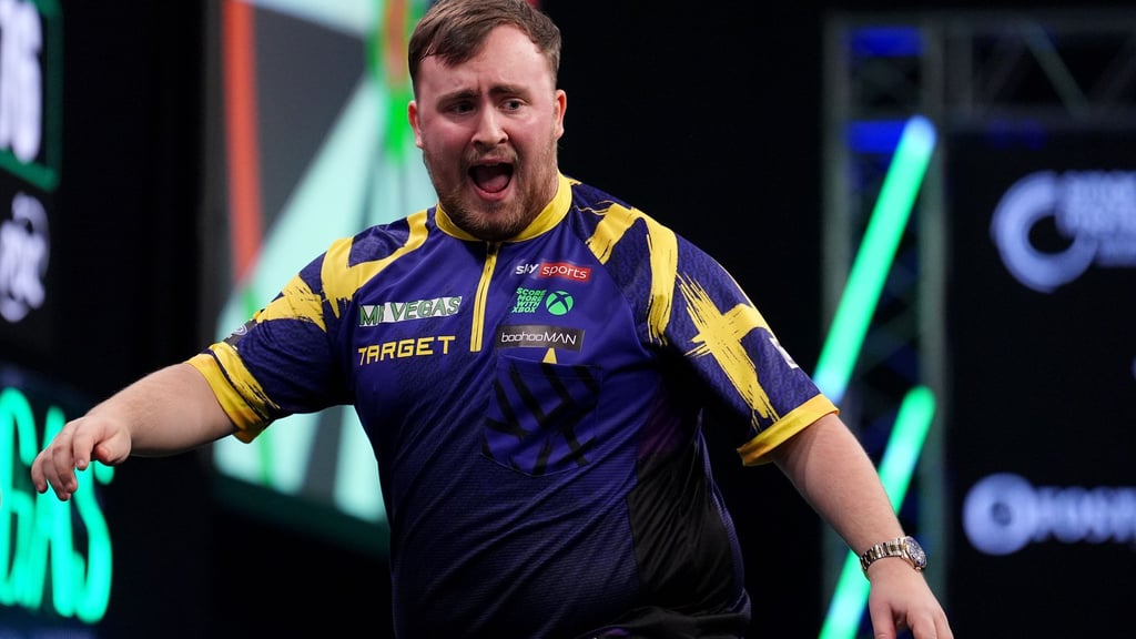 Führt die Darts-Weltrangliste erstmals an: Luke Littler.