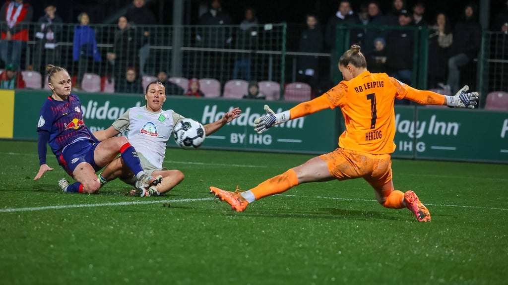 Elvira Herzog hielt ihr Team gegen Bremen lange im Spiel.