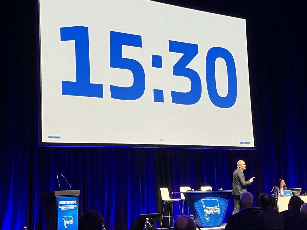 Görlich schwört die Berliner auf die Zukunft ein.