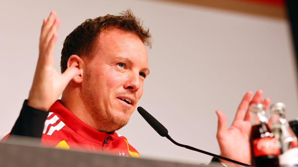 „Ich hatte eine überragende Zeit hier”: Julian Nagelsmann als DFB-Trainer in Leipzig.