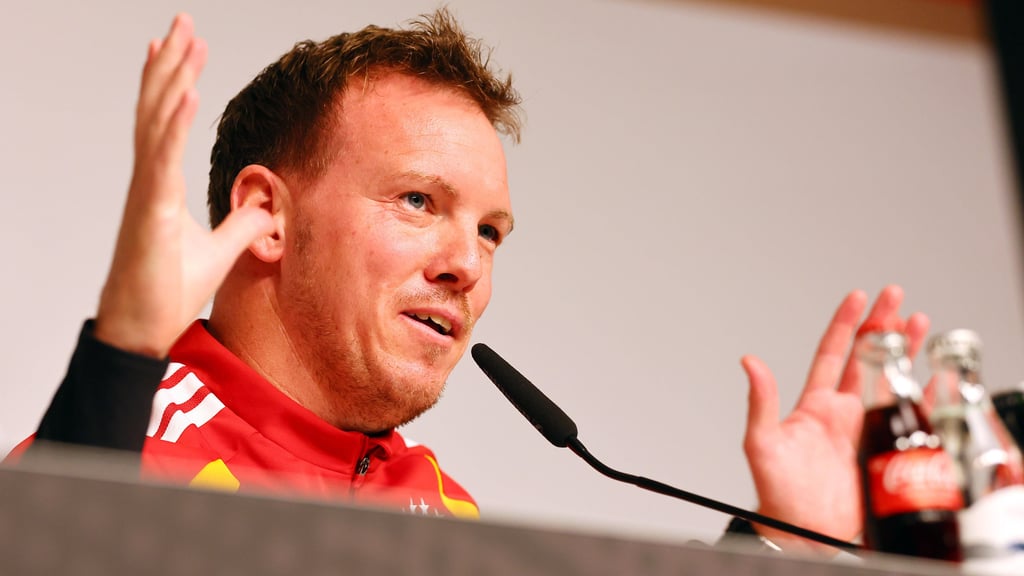 „Ich hatte eine überragende Zeit hier”: Julian Nagelsmann als DFB-Trainer in Leipzig.