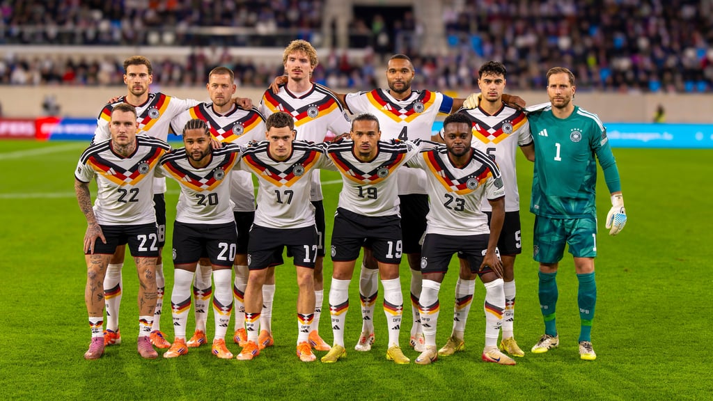 Die deutsche Elf vor dem Länderspiel gegen Luxemburg.