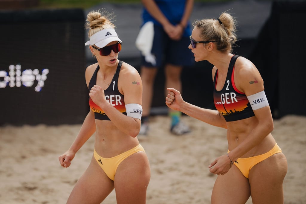 Ungeschlagen durch die WM-Vorrunde: Linda Bock (l) und Louisa Lippmann (Archivbild)