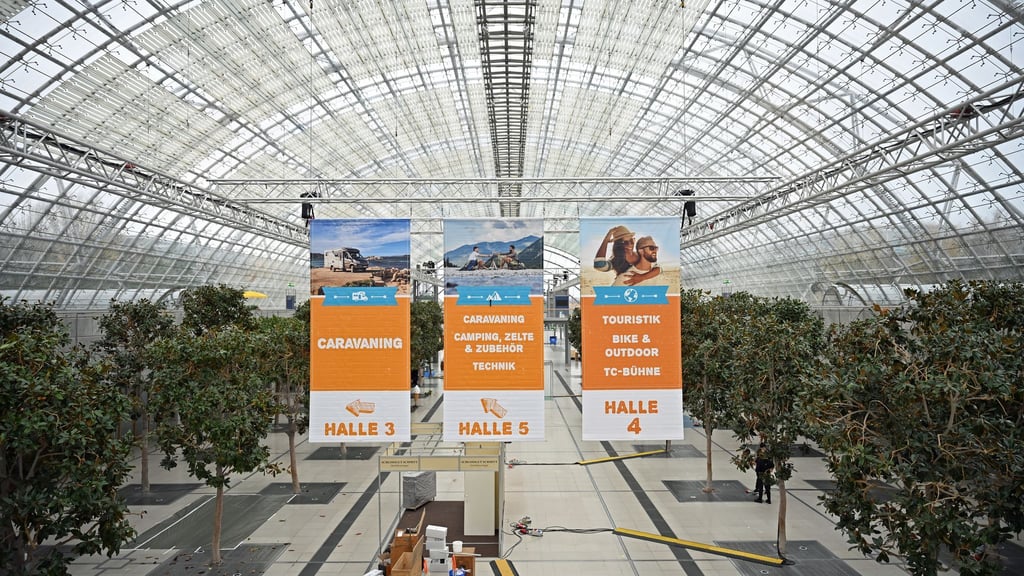 Rund 470 Aussteller präsentieren sich auf der Freizeitmesse Touristik & Caravaning in Leipzig