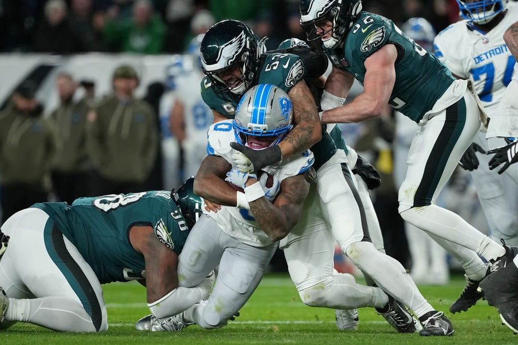 Die Philadelphia Eagles hatten die Detroit Lions fest im Griff.