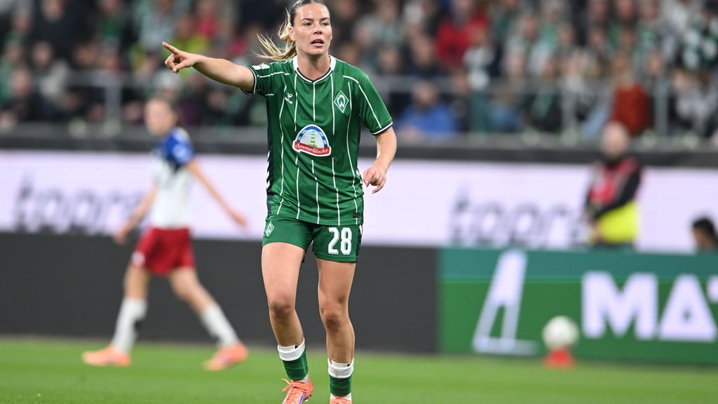 Ihr gelang der Ausgleich gegen RB Leipzig: Juliane Wirtz von Werder Bremen (Archivbild)